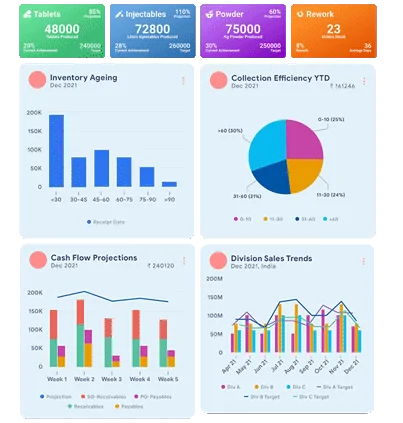 Vision AI-ERP Dashboard