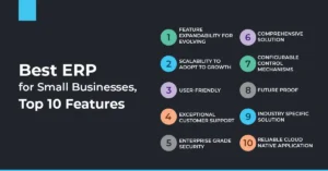 top 10 best features for ERP for Small business