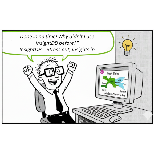 Image shows him with hands up in the air and rejoicing his work that he could do without the IT tech support